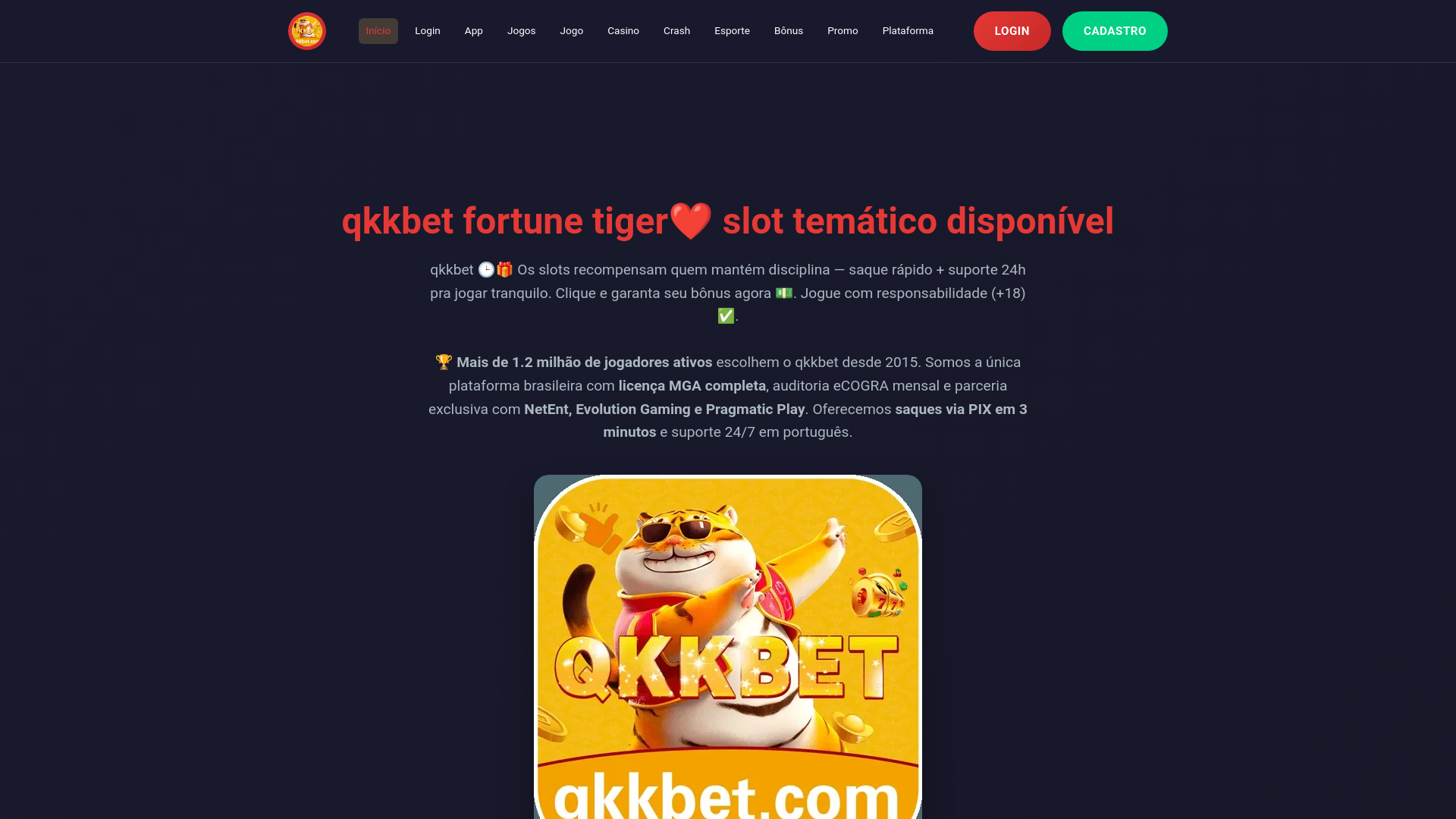 website screenshot of https://qkkbetsl.com/