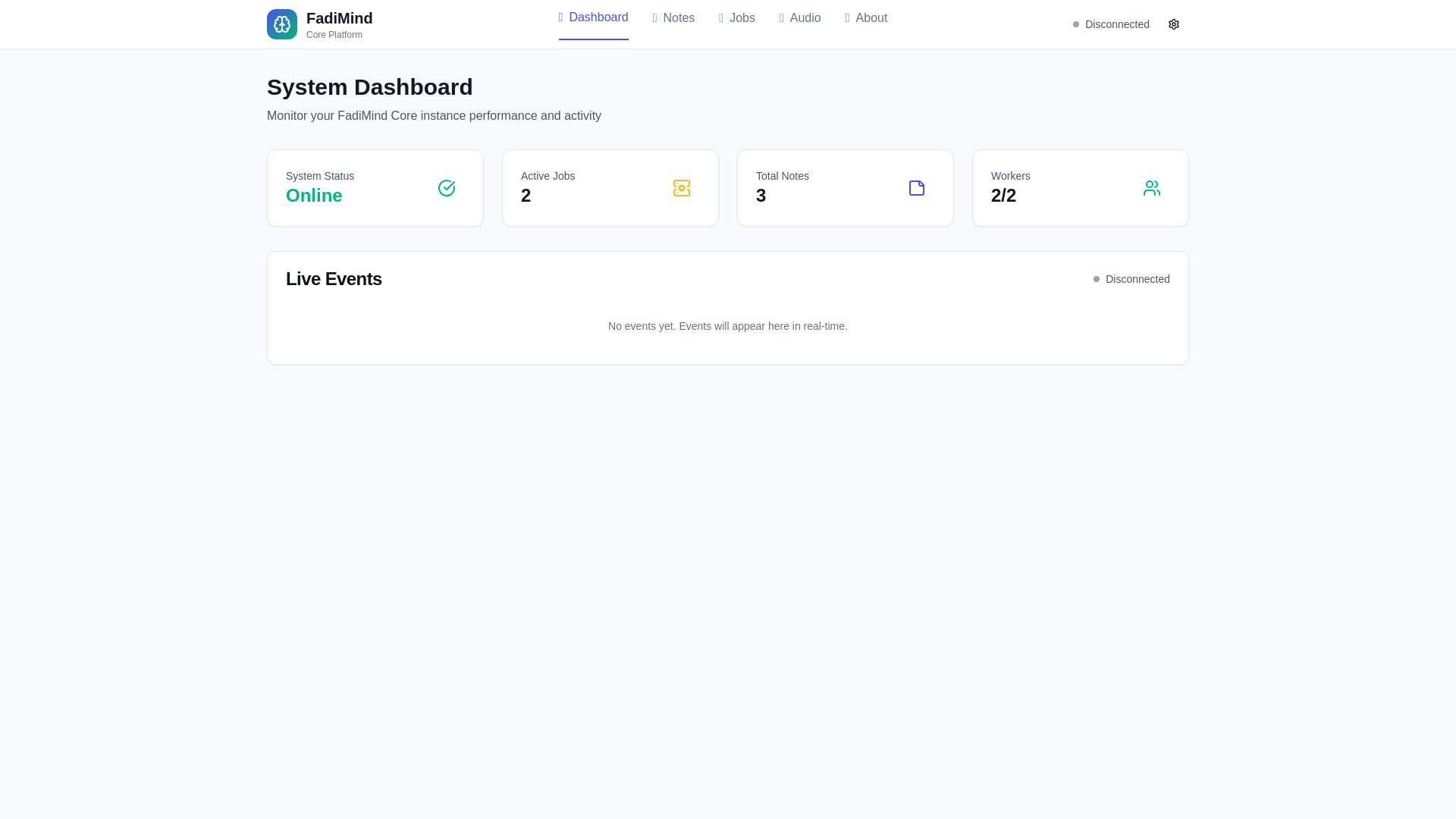 website screenshot of https://fadimindcore.com/