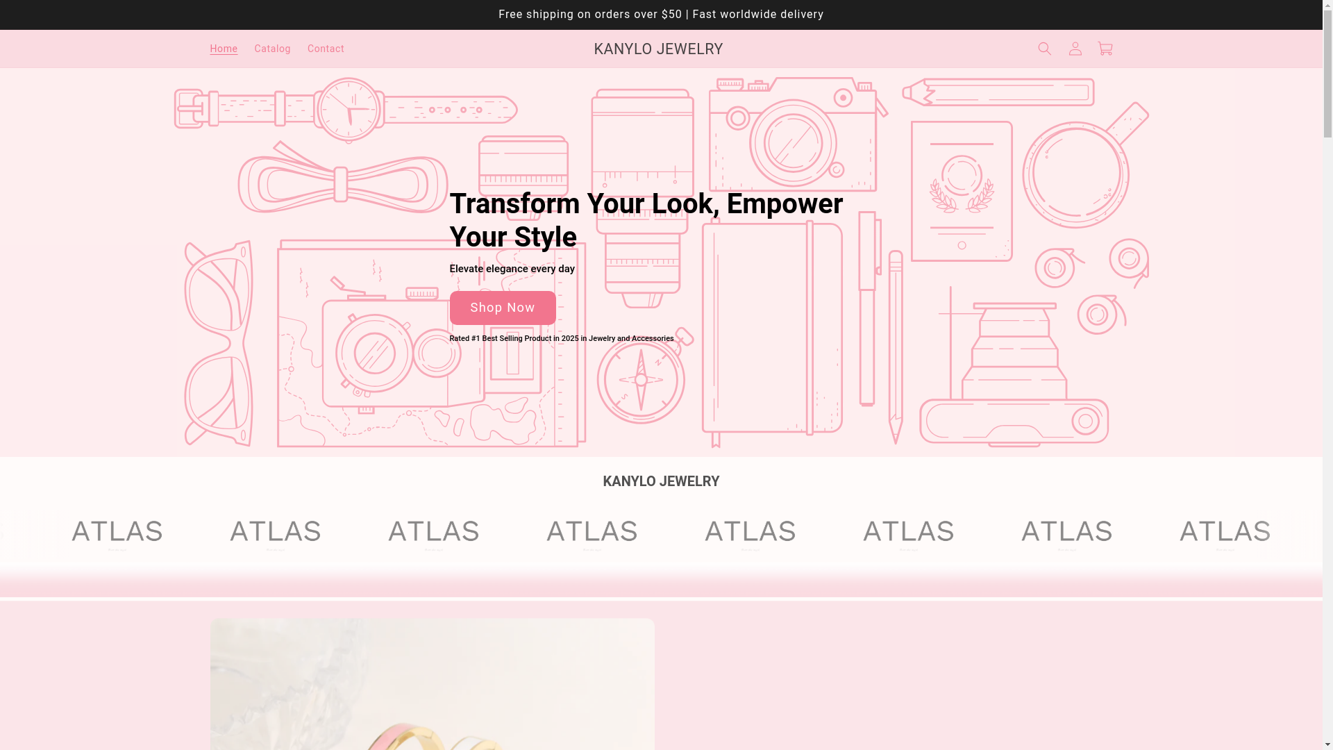 website screenshot of https://kanylo.store/
