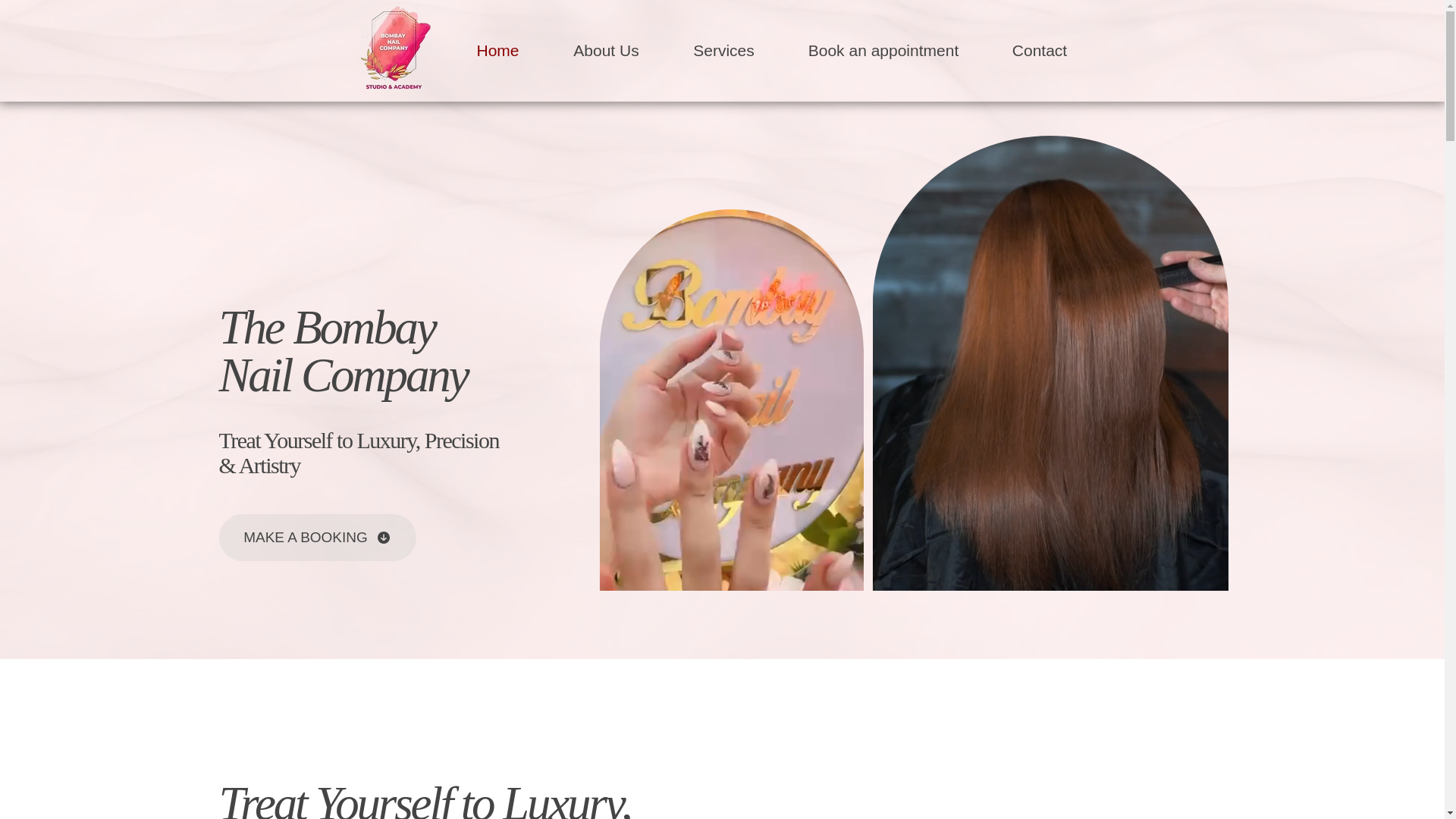 website screenshot of https://bombaynailcompanykalyan.in/