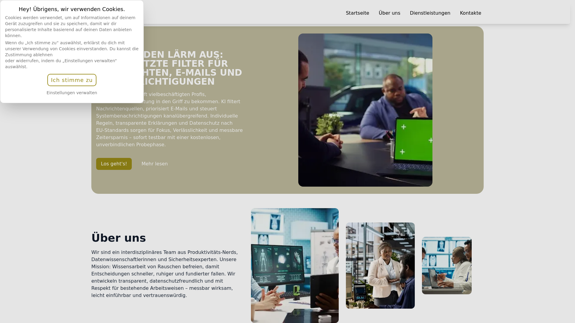 website screenshot of https://temilumakento.digital/