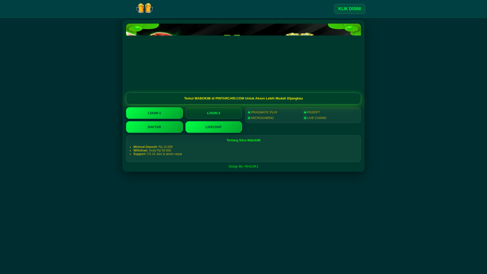 website screenshot of https://very-ucky.pages.dev/