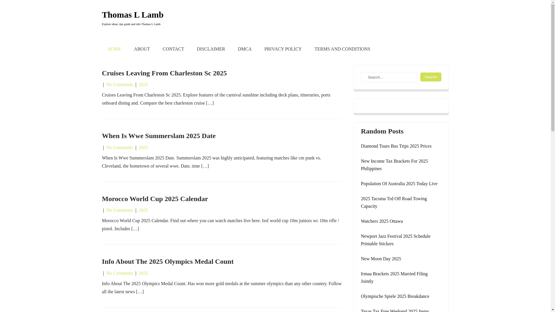 website screenshot of https://thomasllambt.pages.dev/