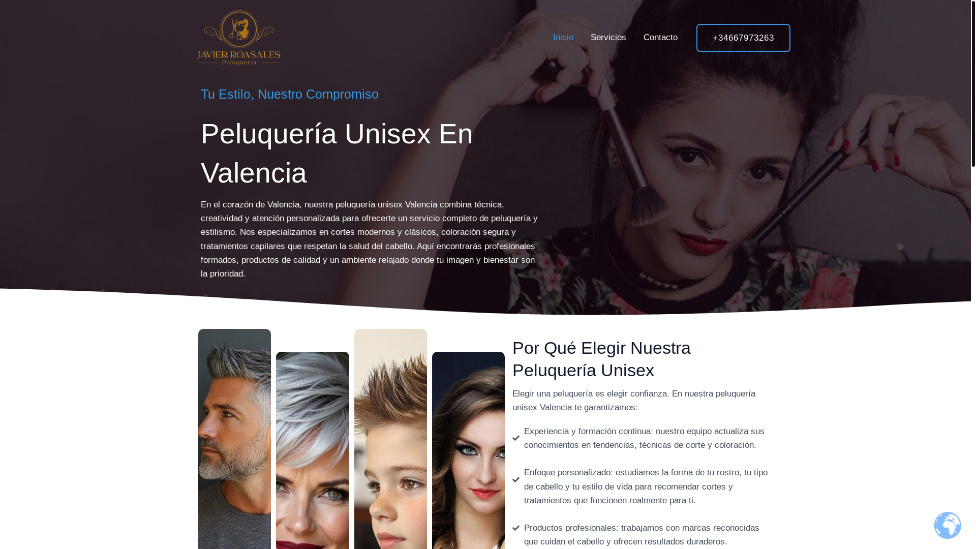 website screenshot of https://alejandromakeup.es/