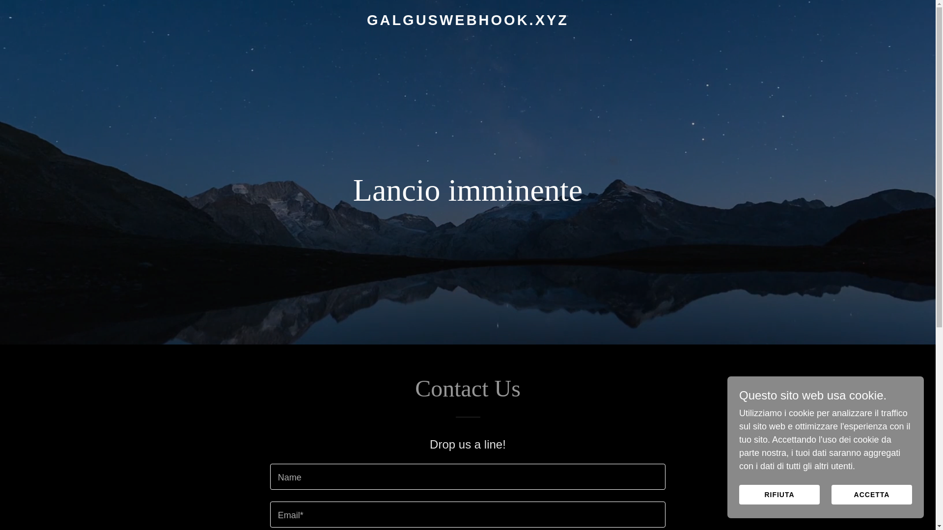 website screenshot of https://galguswebhook.xyz/