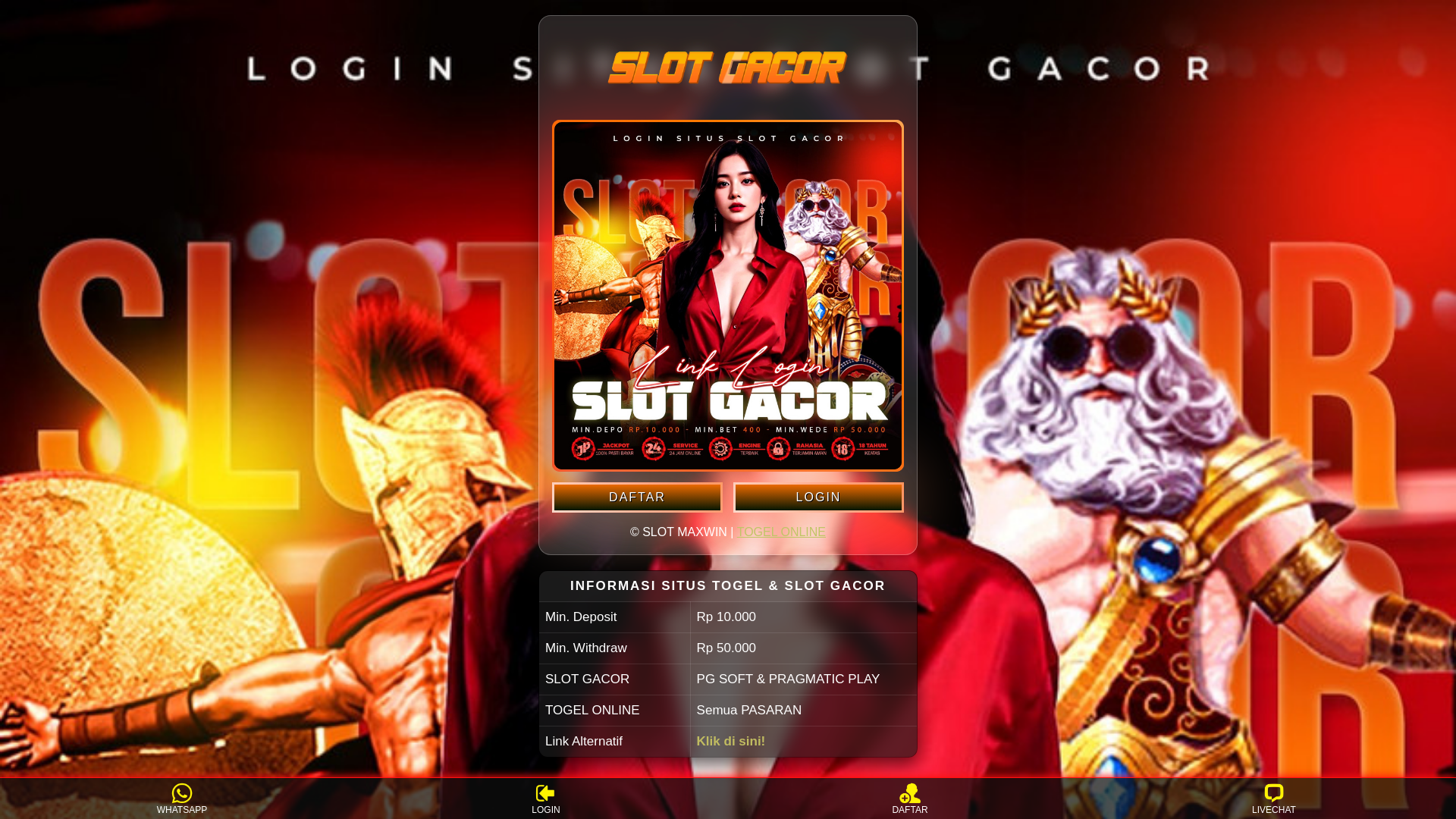 website screenshot of https://numpang-lapak-bro.pages.dev/