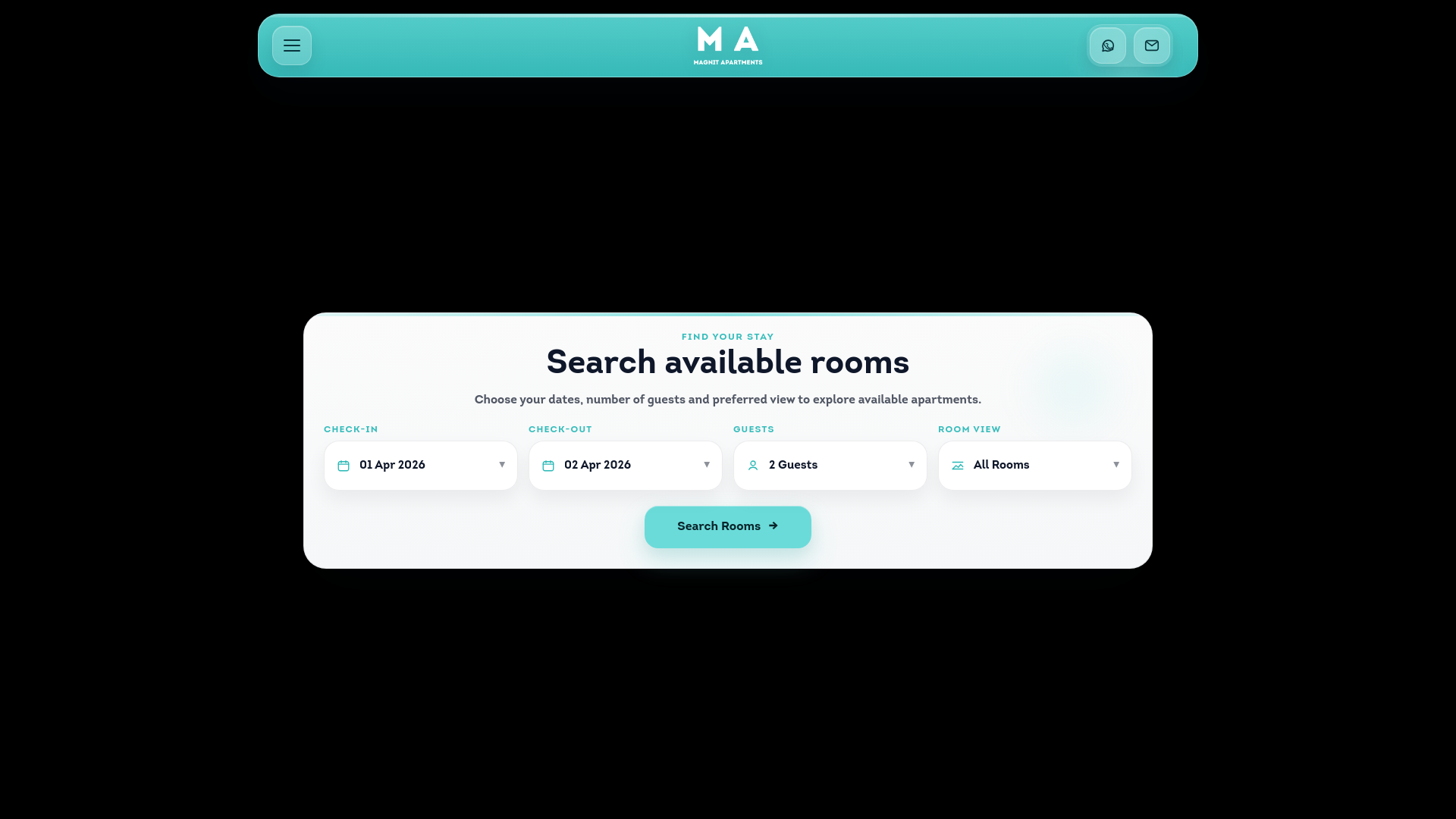 website screenshot of https://magnitapart.com/