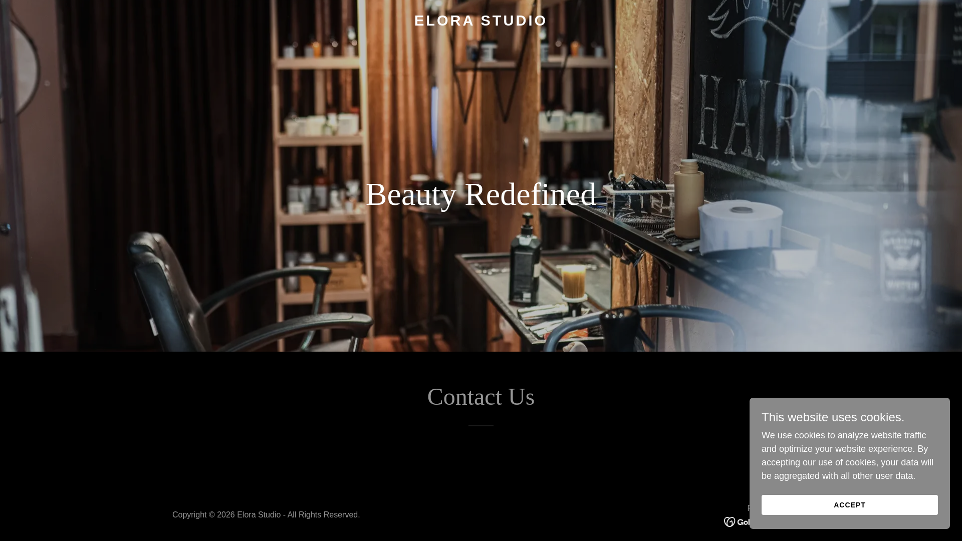 website screenshot of https://elorastudio.art/