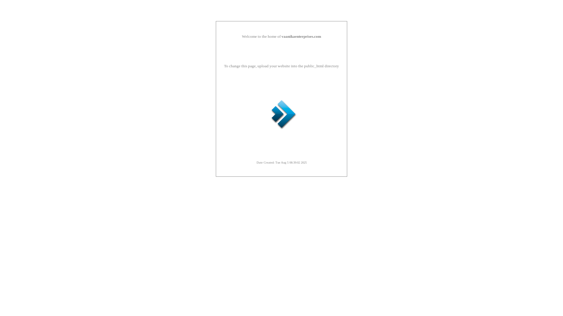 website screenshot of https://vaanikaenterprises.com/