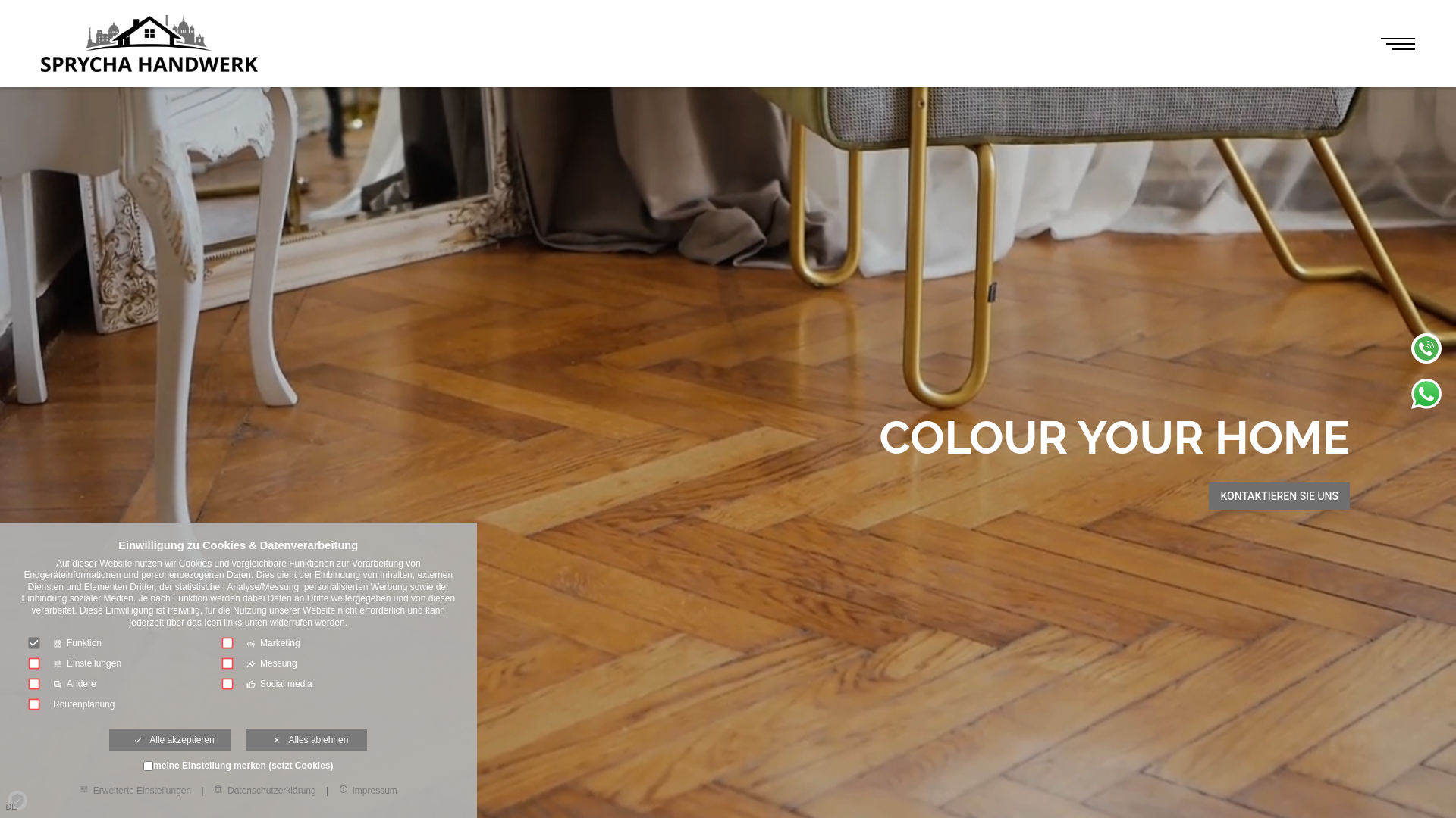website screenshot of https://hauptstadthandwerk.de