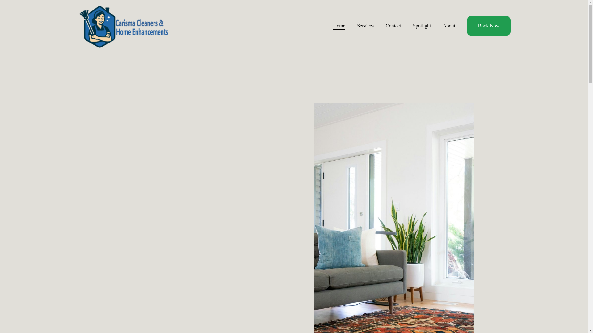 website screenshot of https://carismacleaners.com/