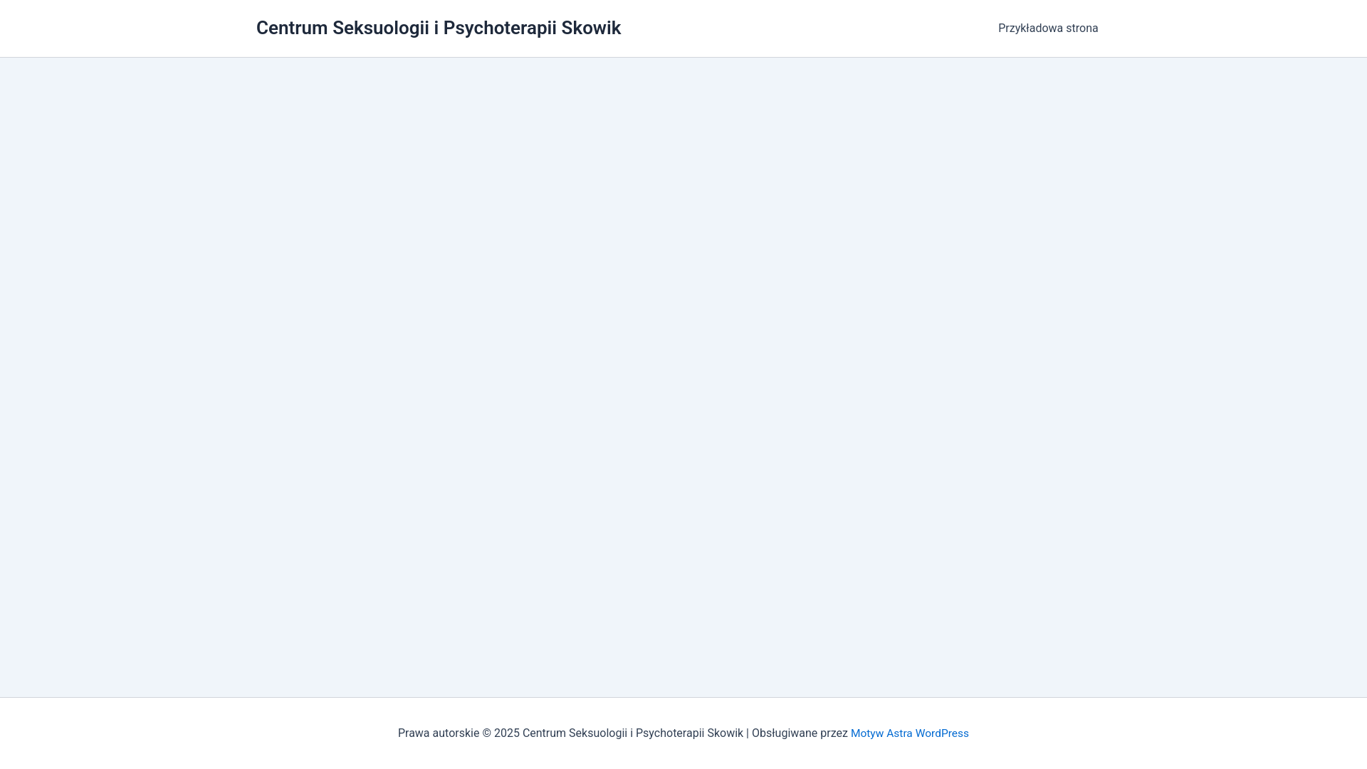 website screenshot of https://centrumskowik.pl/
