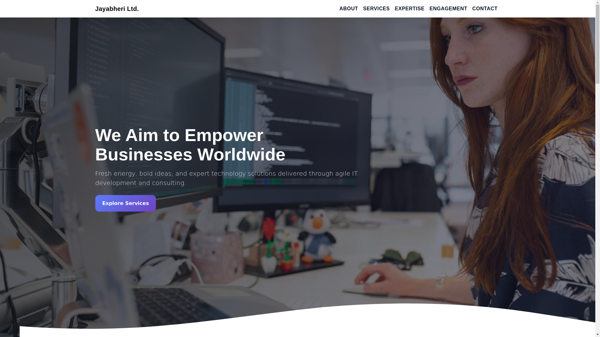 website screenshot of https://jayabheri.pages.dev/