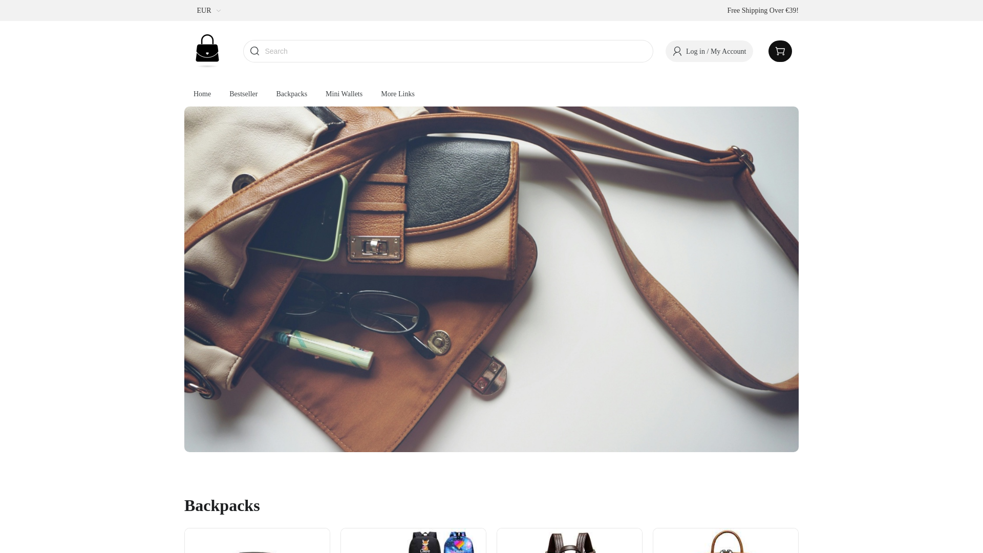 website screenshot of https://gonser.brw-sale.shop