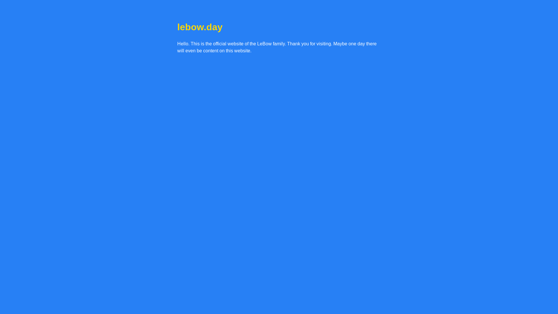 website screenshot of https://lebowday.pages.dev/
