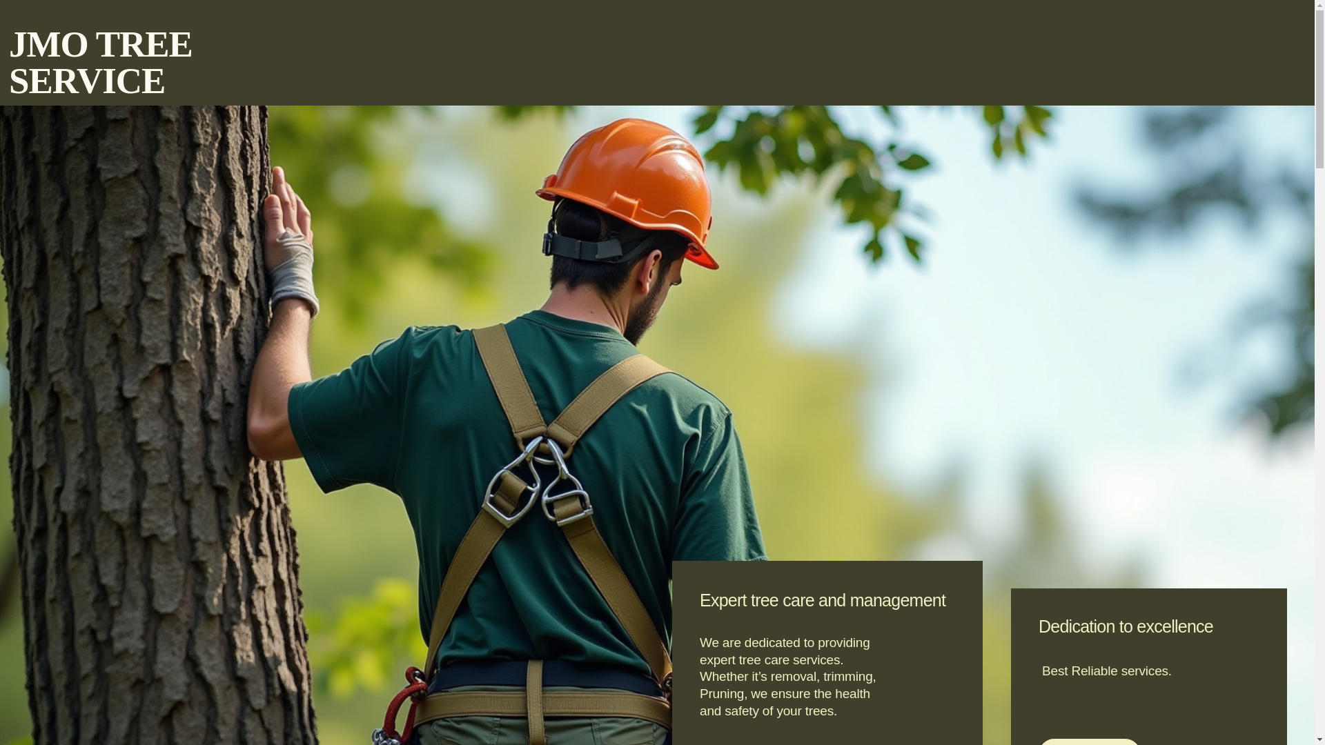 website screenshot of https://jmotreeservices.com/