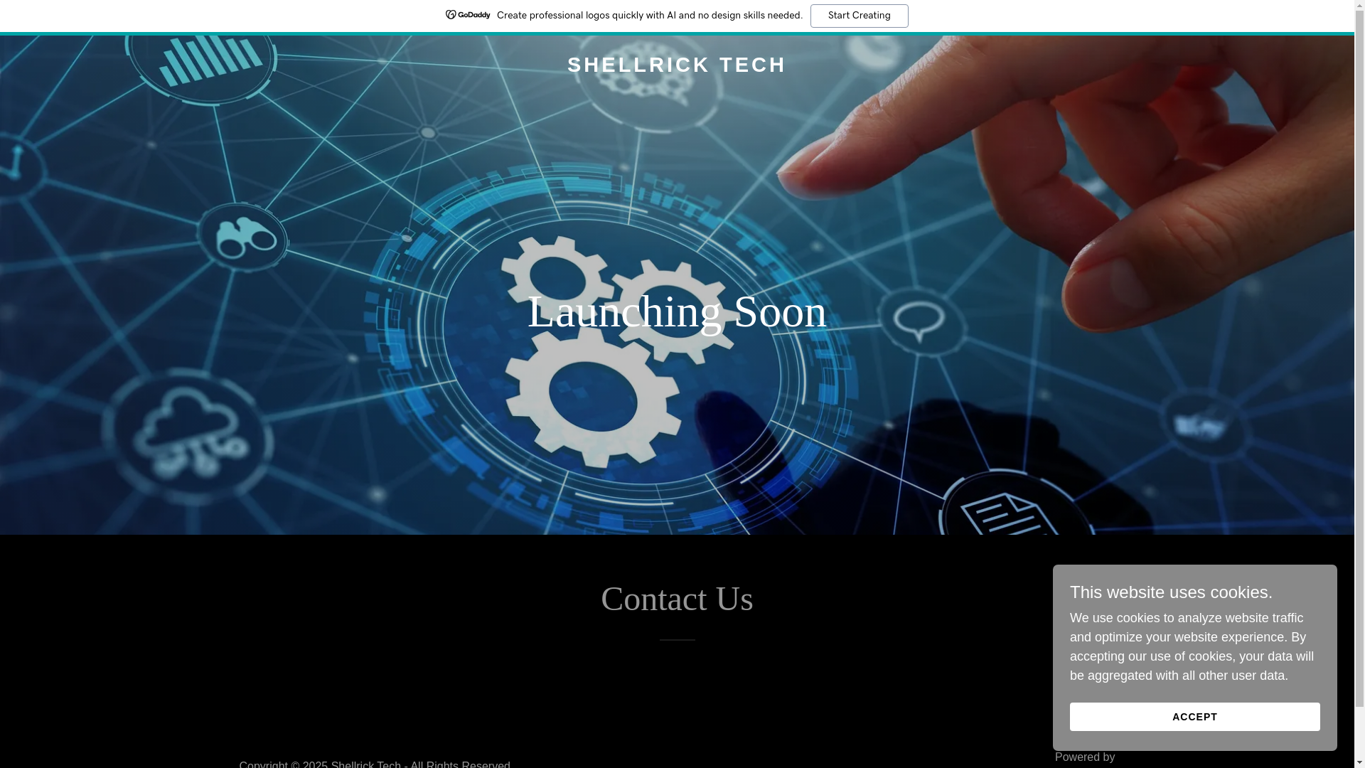 website screenshot of https://shellricktech.com/