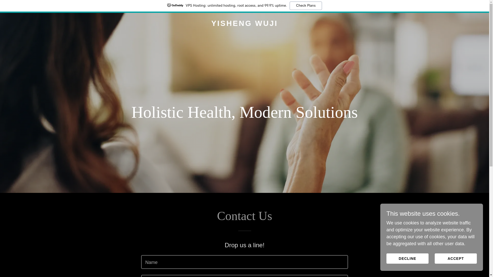 website screenshot of https://yishengwuji.com/