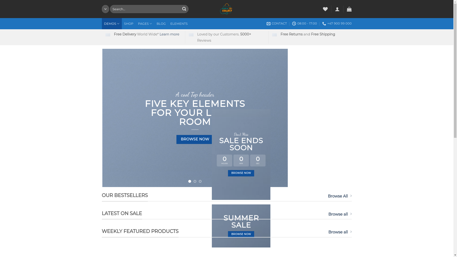 website screenshot of https://elitexpress.com.ng/
