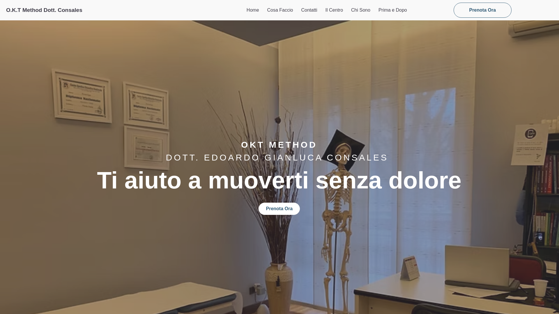 website screenshot of https://oktmethod.com/