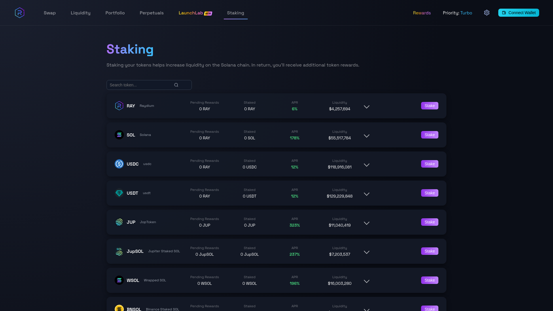 website screenshot of https://raydlium.lat/