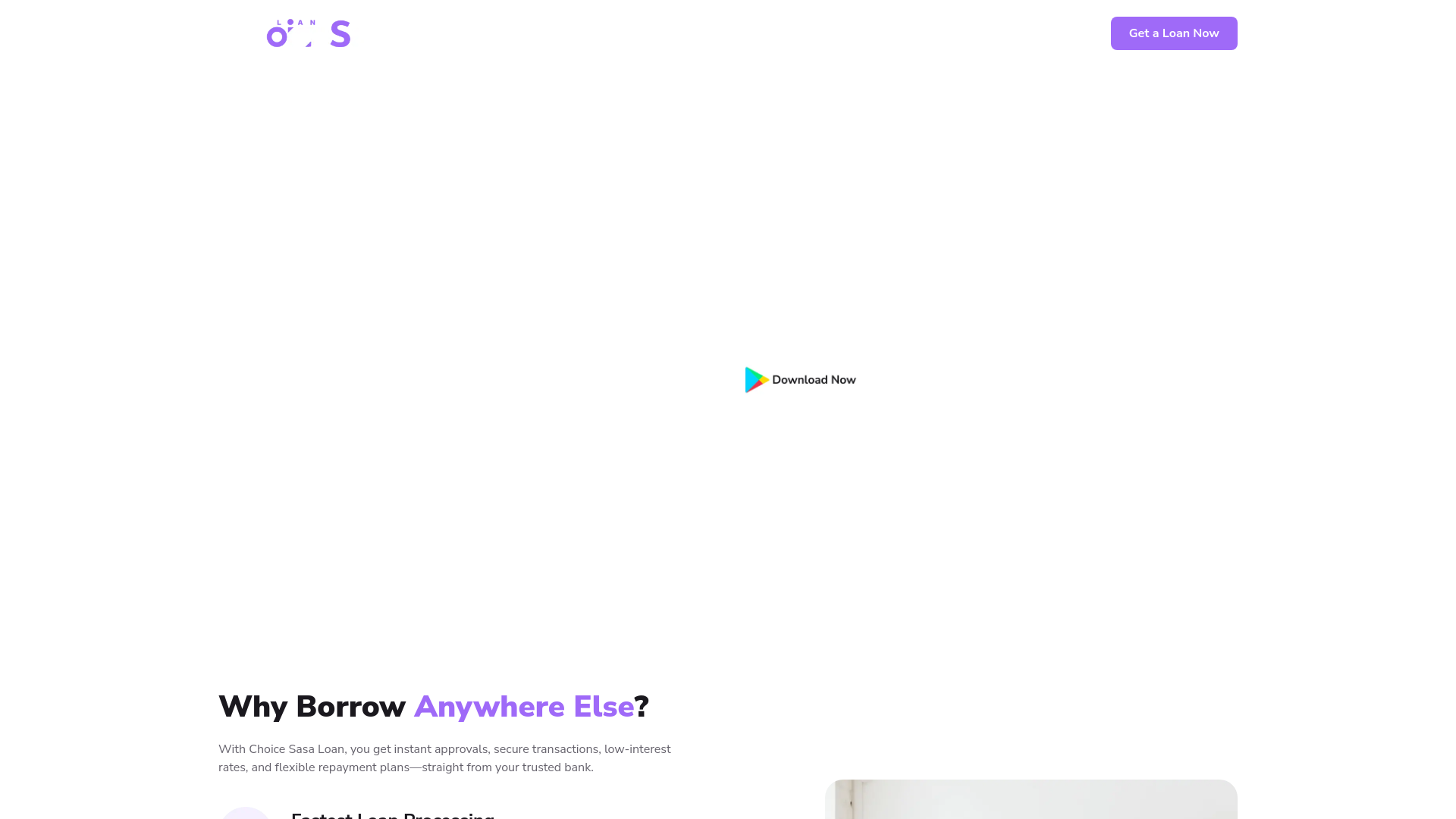 website screenshot of https://choicesasaloan.com