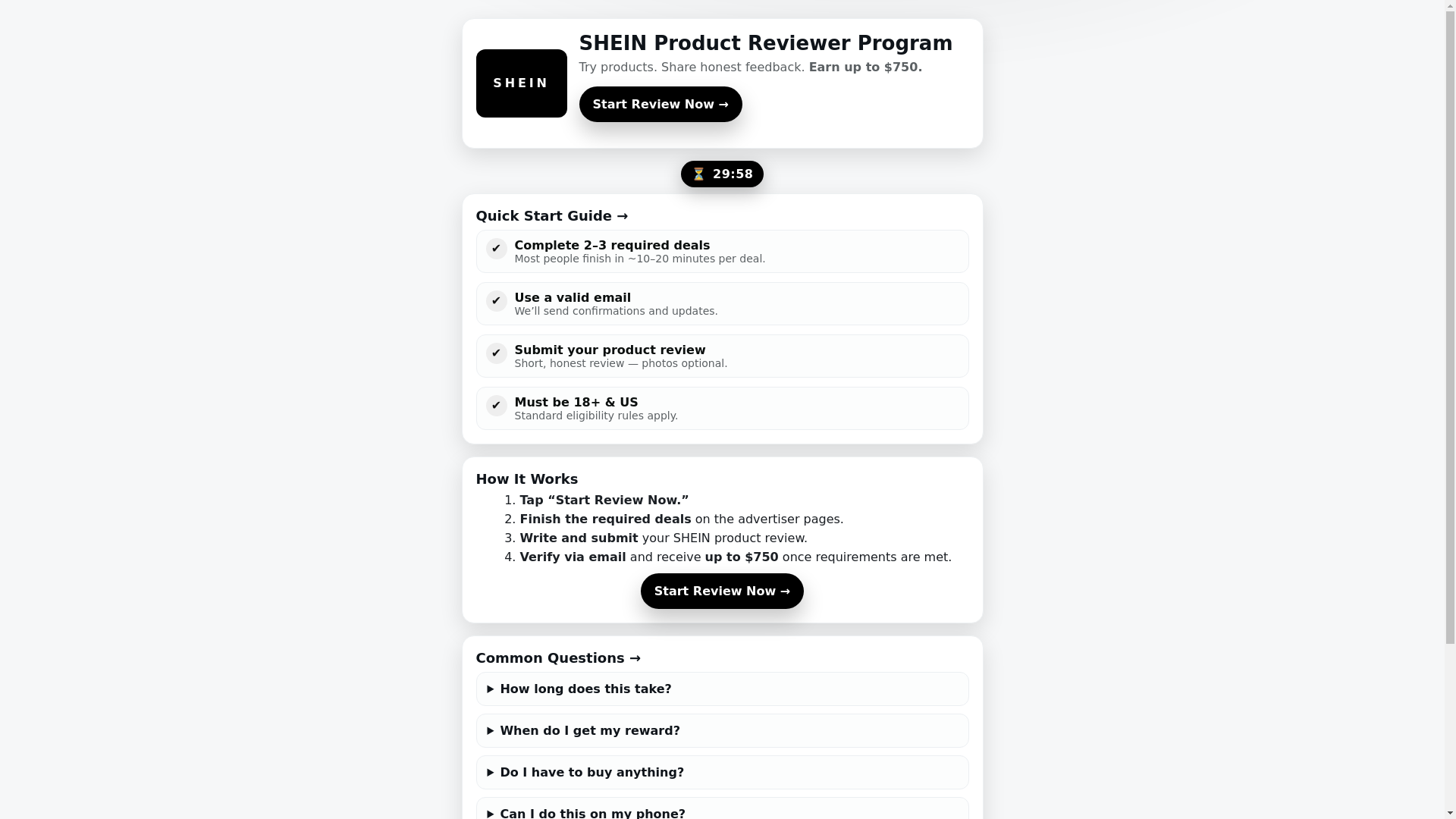 website screenshot of https://newshein.pages.dev/