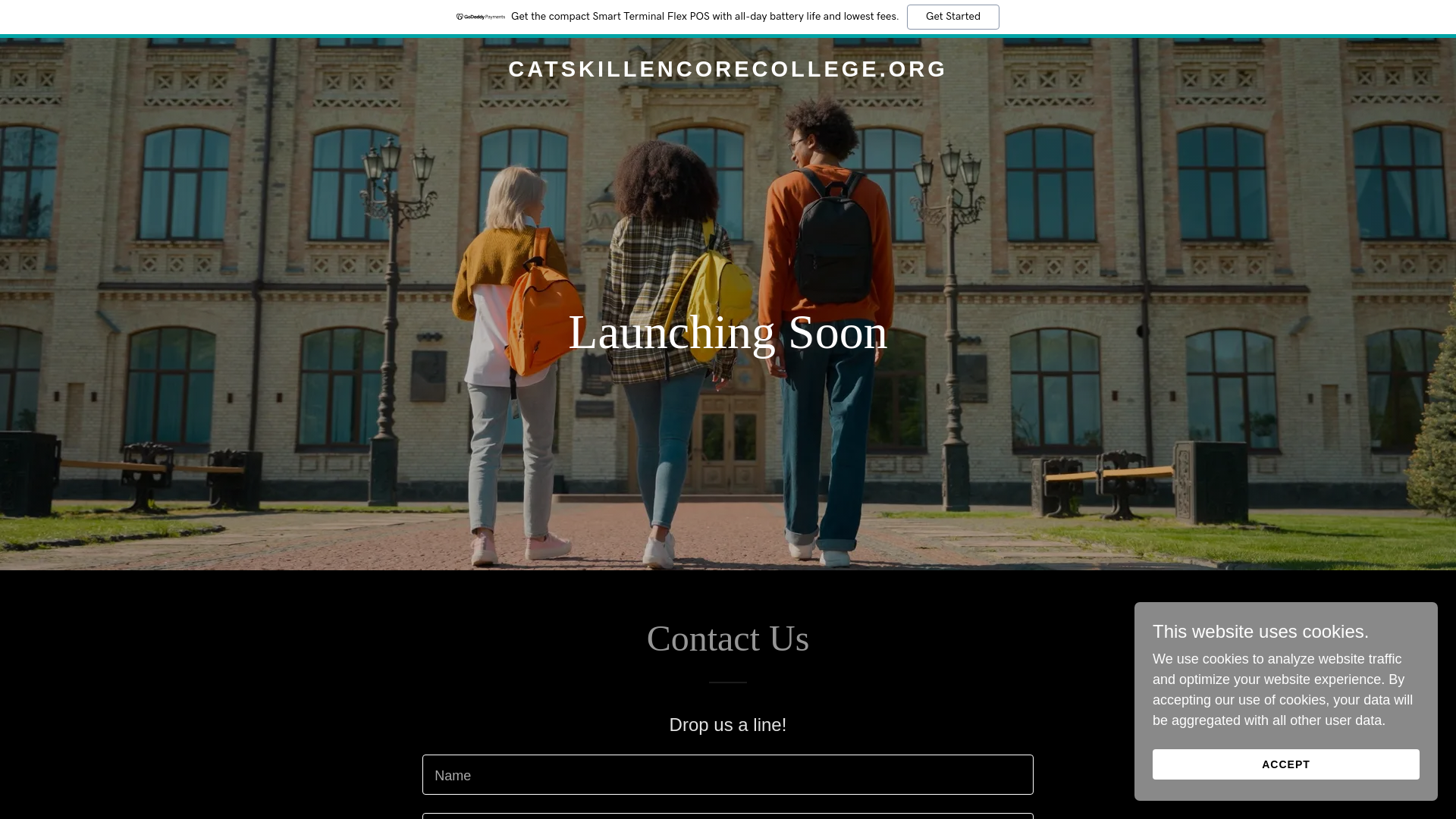 website screenshot of https://catskillencorecollege.org/