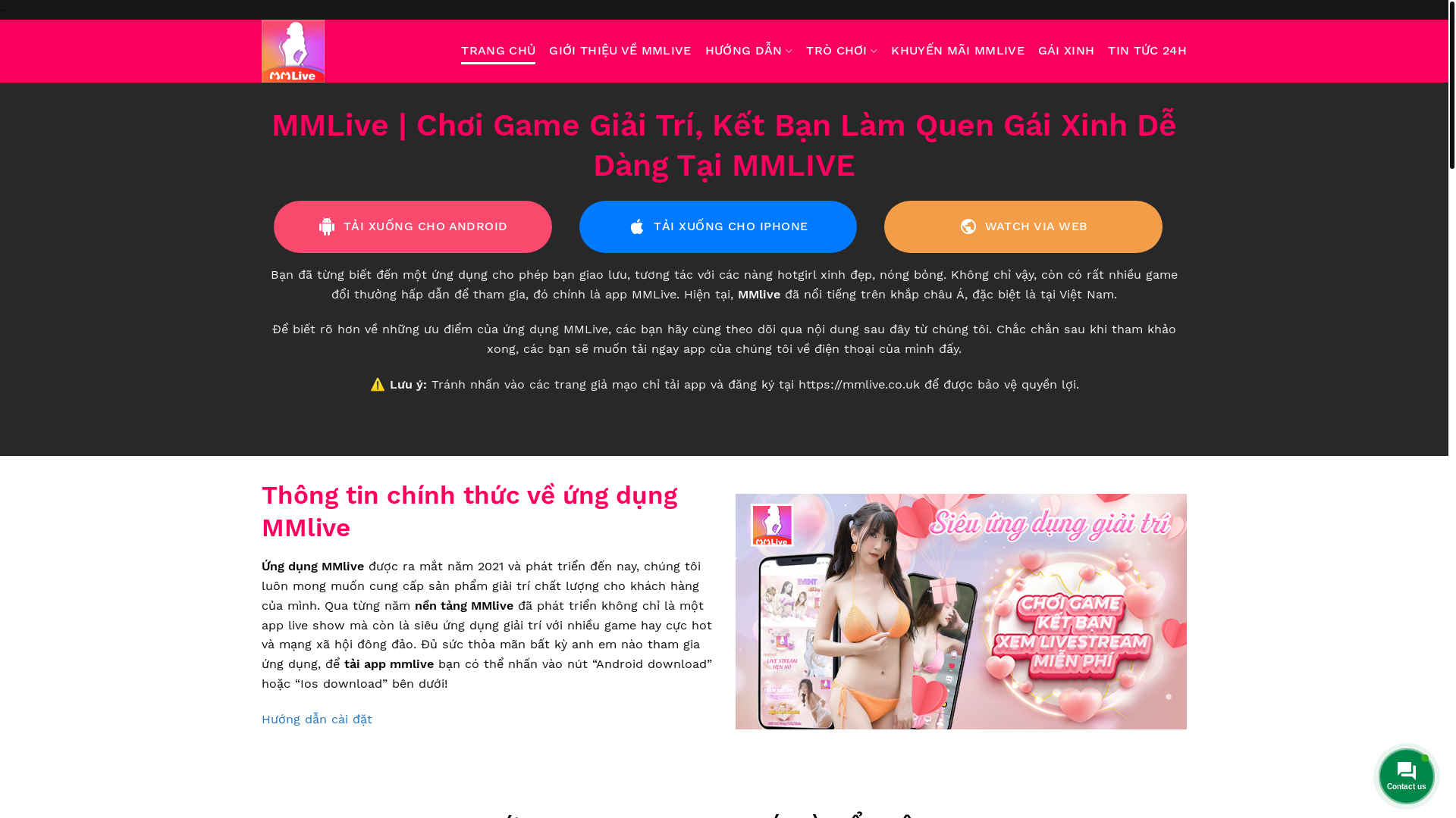 website screenshot of https://mmlive.co.uk/