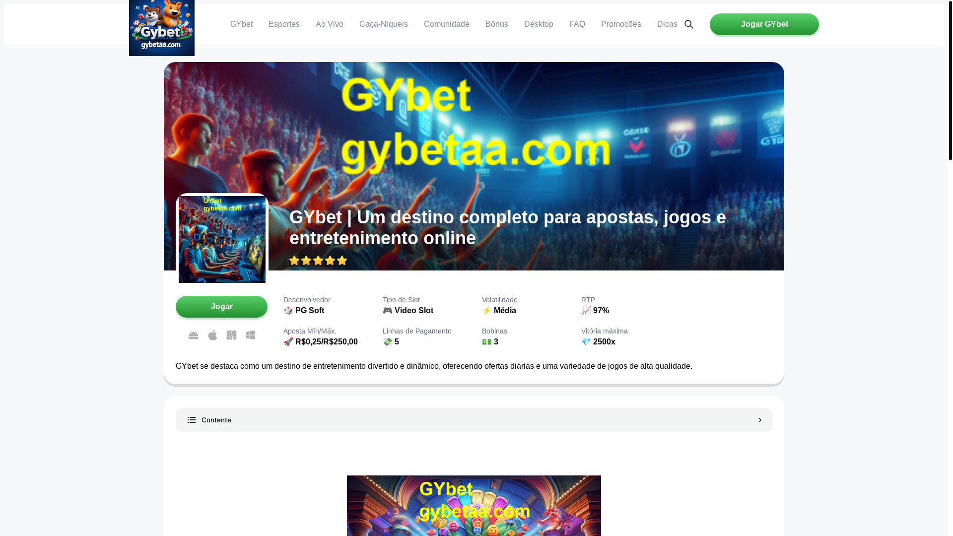 website screenshot of https://gybetaa.com/