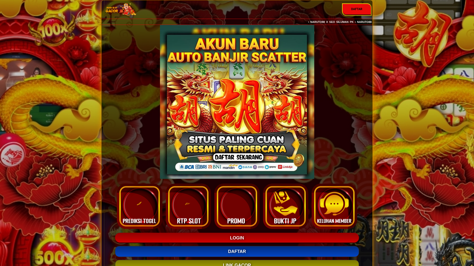 website screenshot of https://slot-gacor-naruto88.pages.dev/