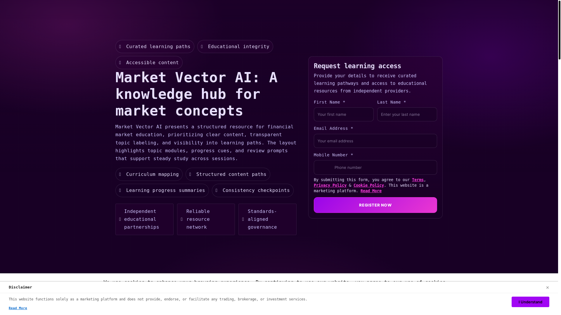 website screenshot of https://tradevector-aitech-com.pages.dev/