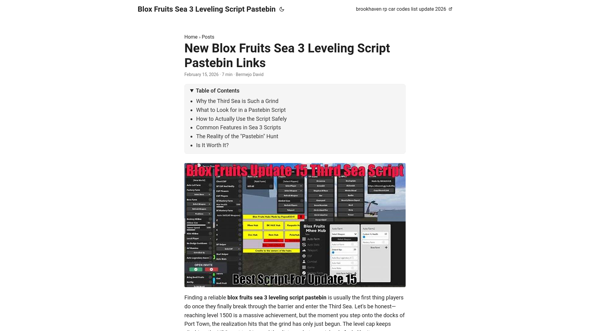 website screenshot of https://blox-fruits-sea-3-leveling-script-pastebin.pages.dev/
