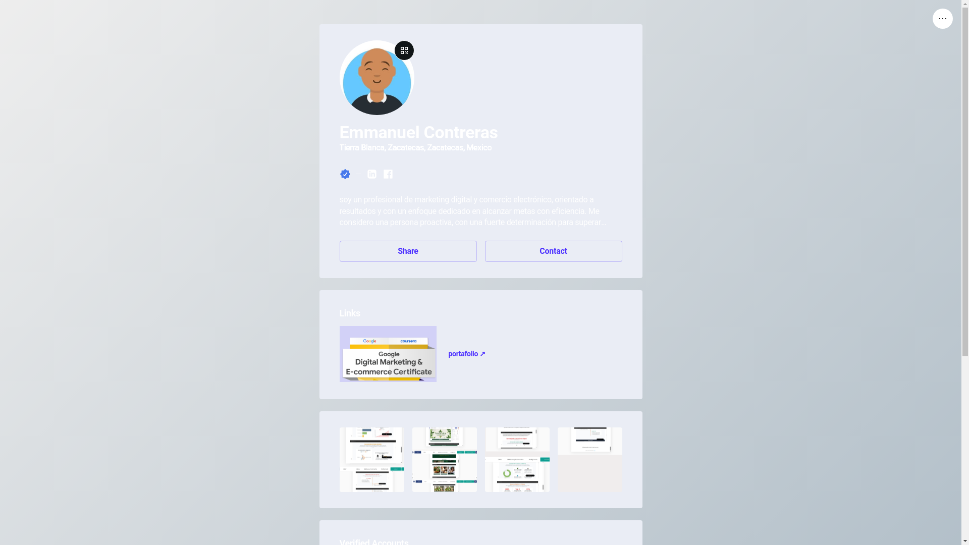 website screenshot of https://emmanuelcontreras.link/