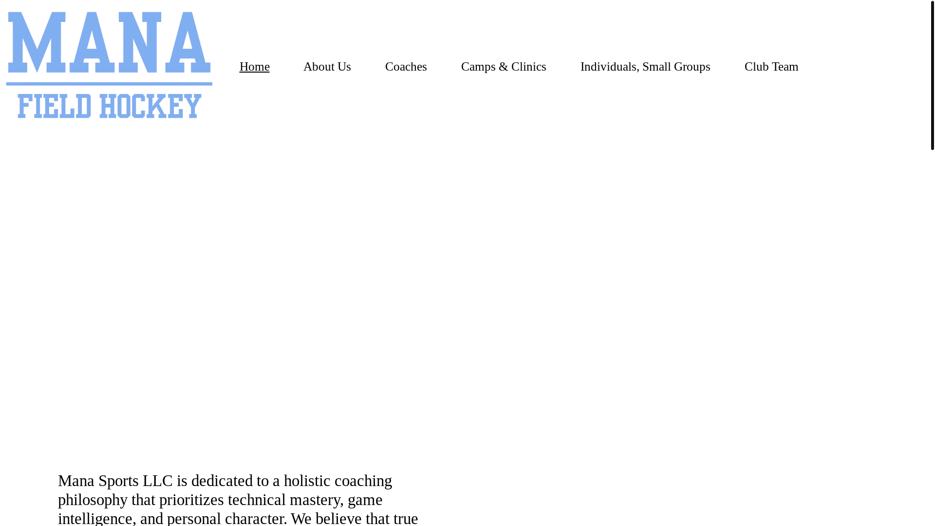 website screenshot of https://manasportsllc.com/