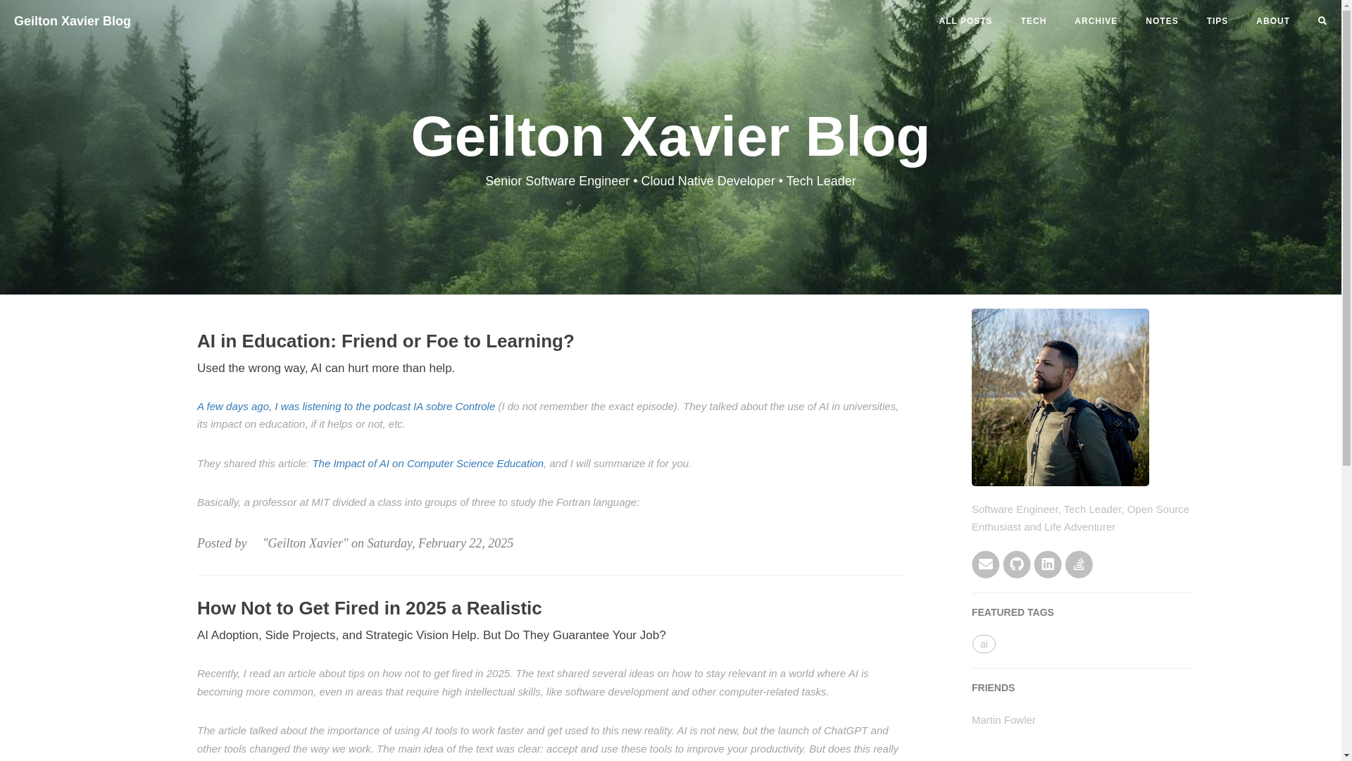 website screenshot of https://geiltonxavier.pages.dev/