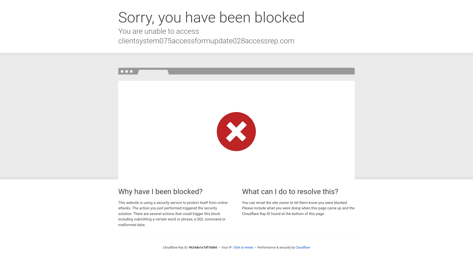 website screenshot of https://clientsystem075accessformupdate028accessrep.com/