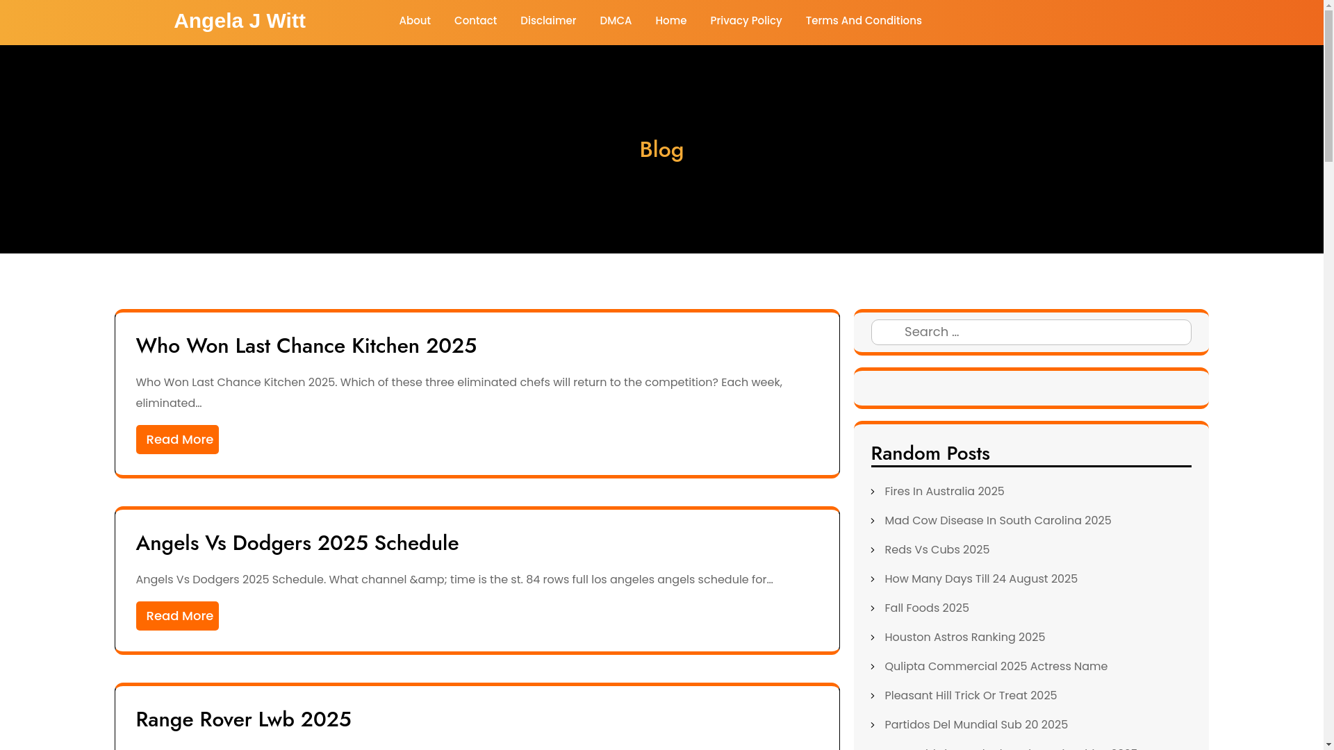 website screenshot of https://angelajwittr.pages.dev/