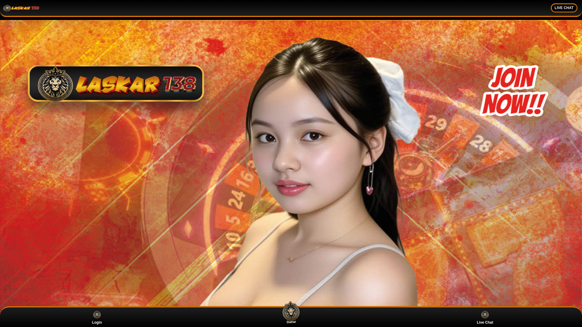 website screenshot of https://laskargampangmain.pages.dev/