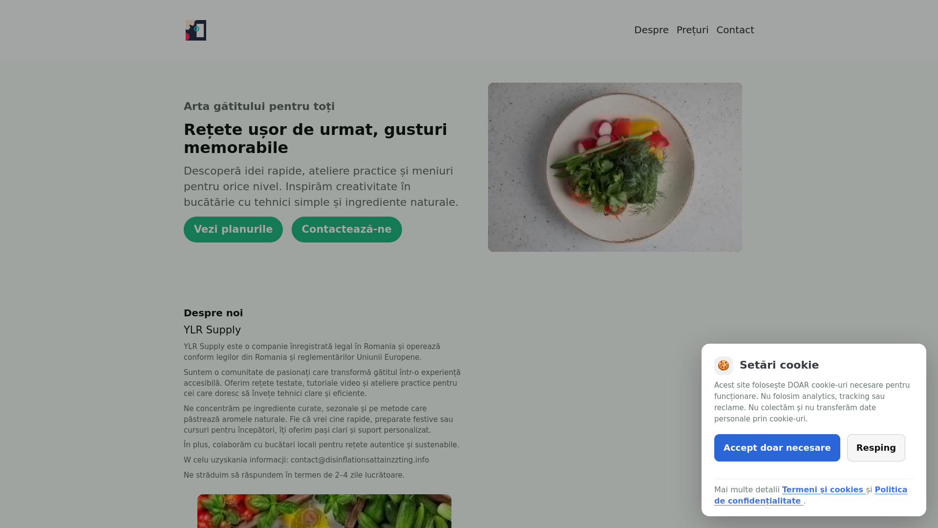 website screenshot of https://disinflationsattainzzting.info