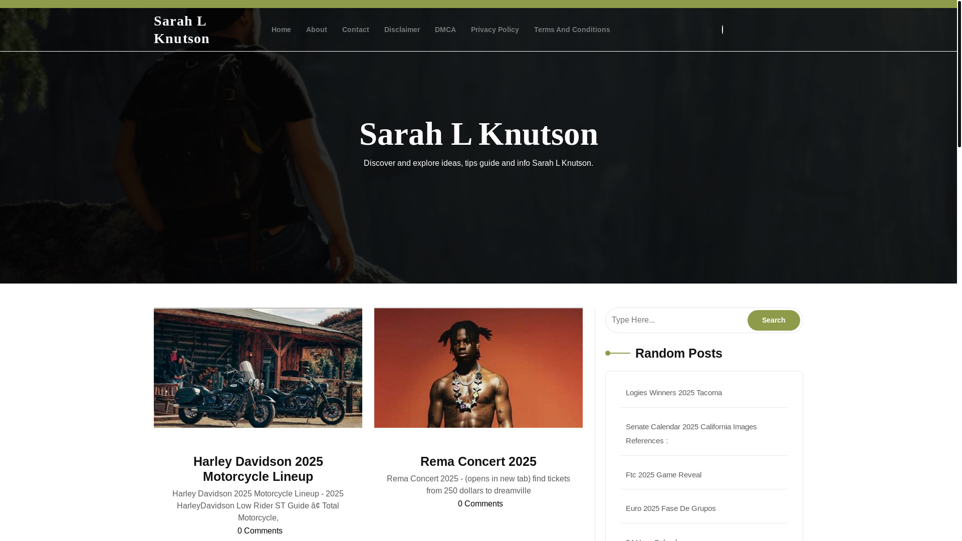 website screenshot of https://sarahlknutsond.pages.dev/