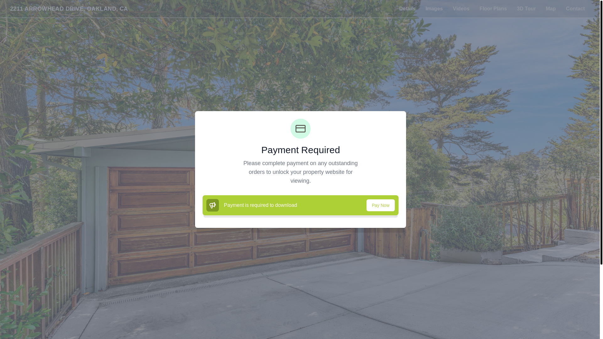 website screenshot of https://2211arrowhead.com/