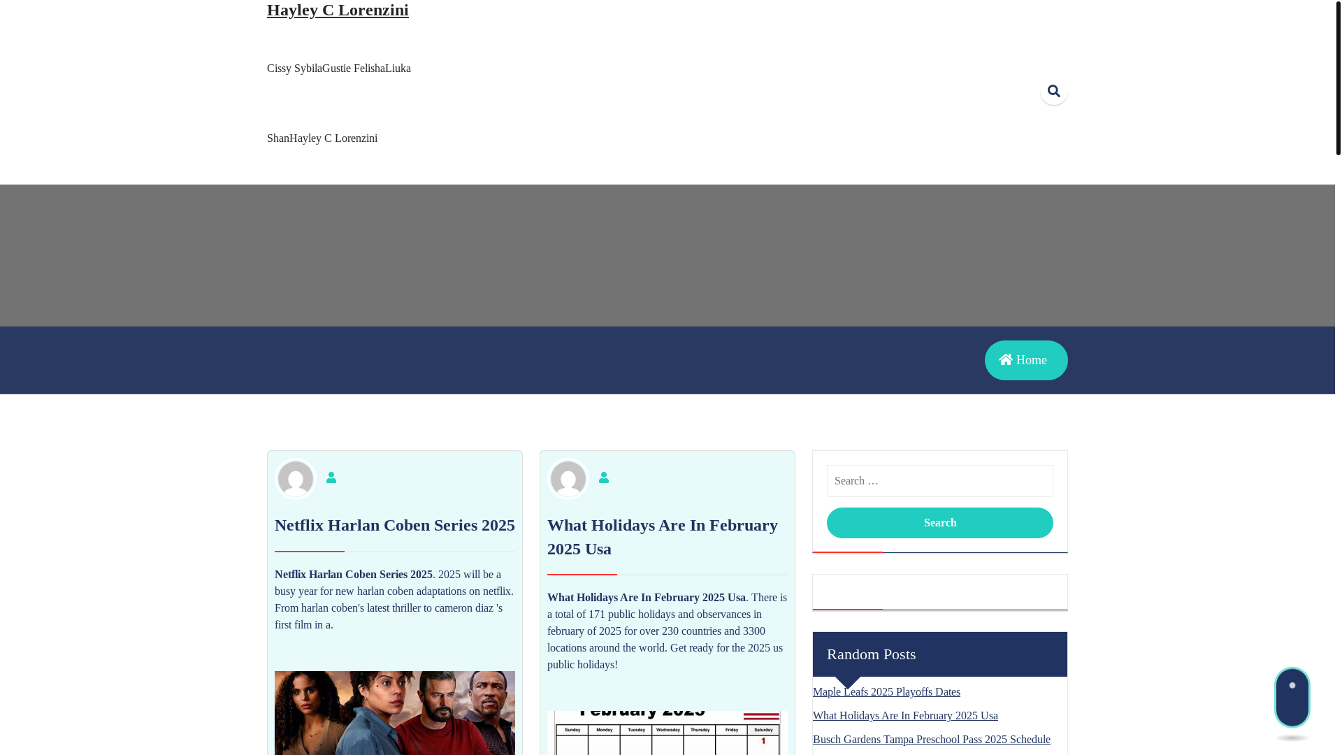 website screenshot of https://hayleyclorenzini.pages.dev/
