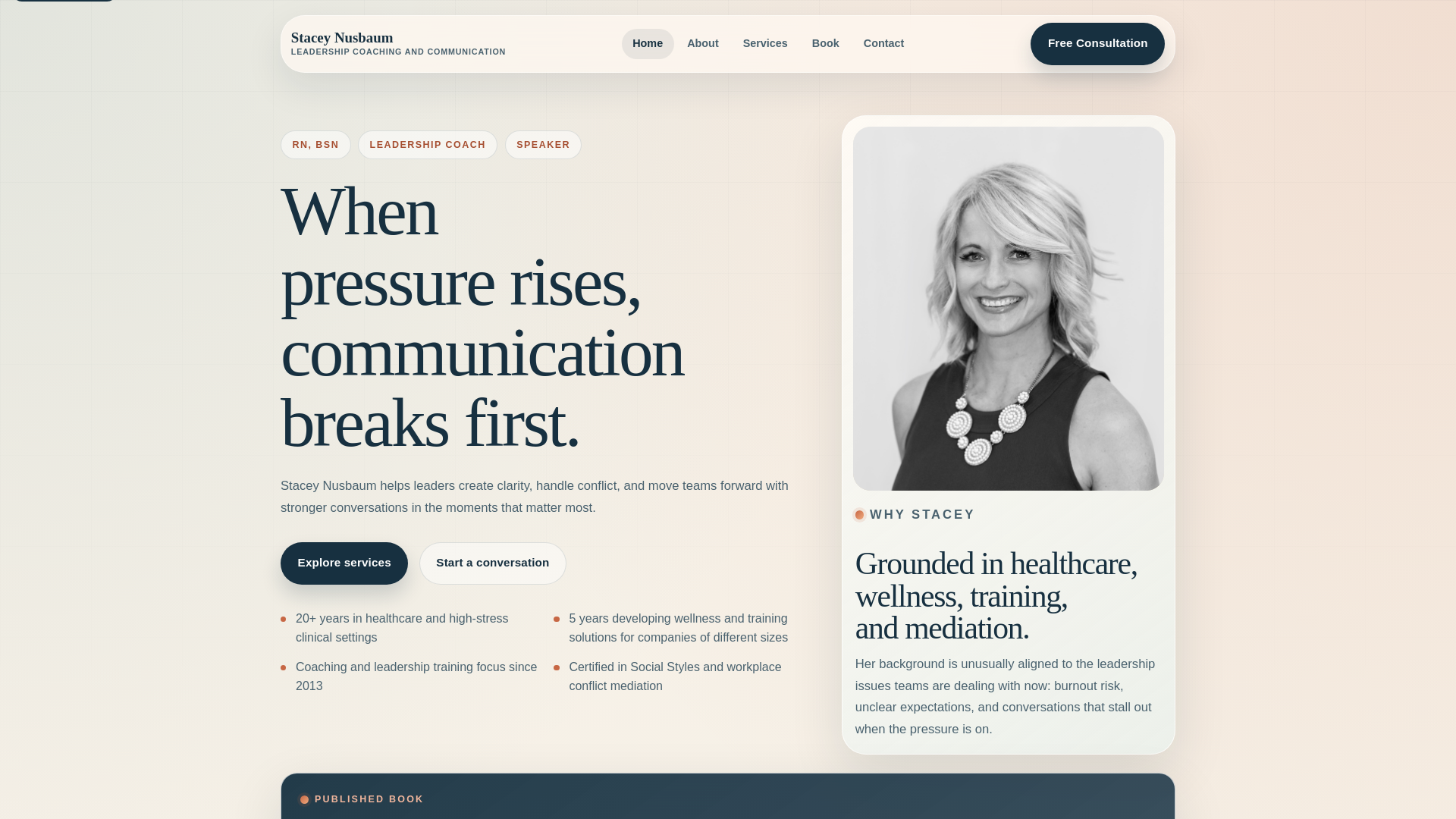 website screenshot of https://staceynusbaum-site.pages.dev/