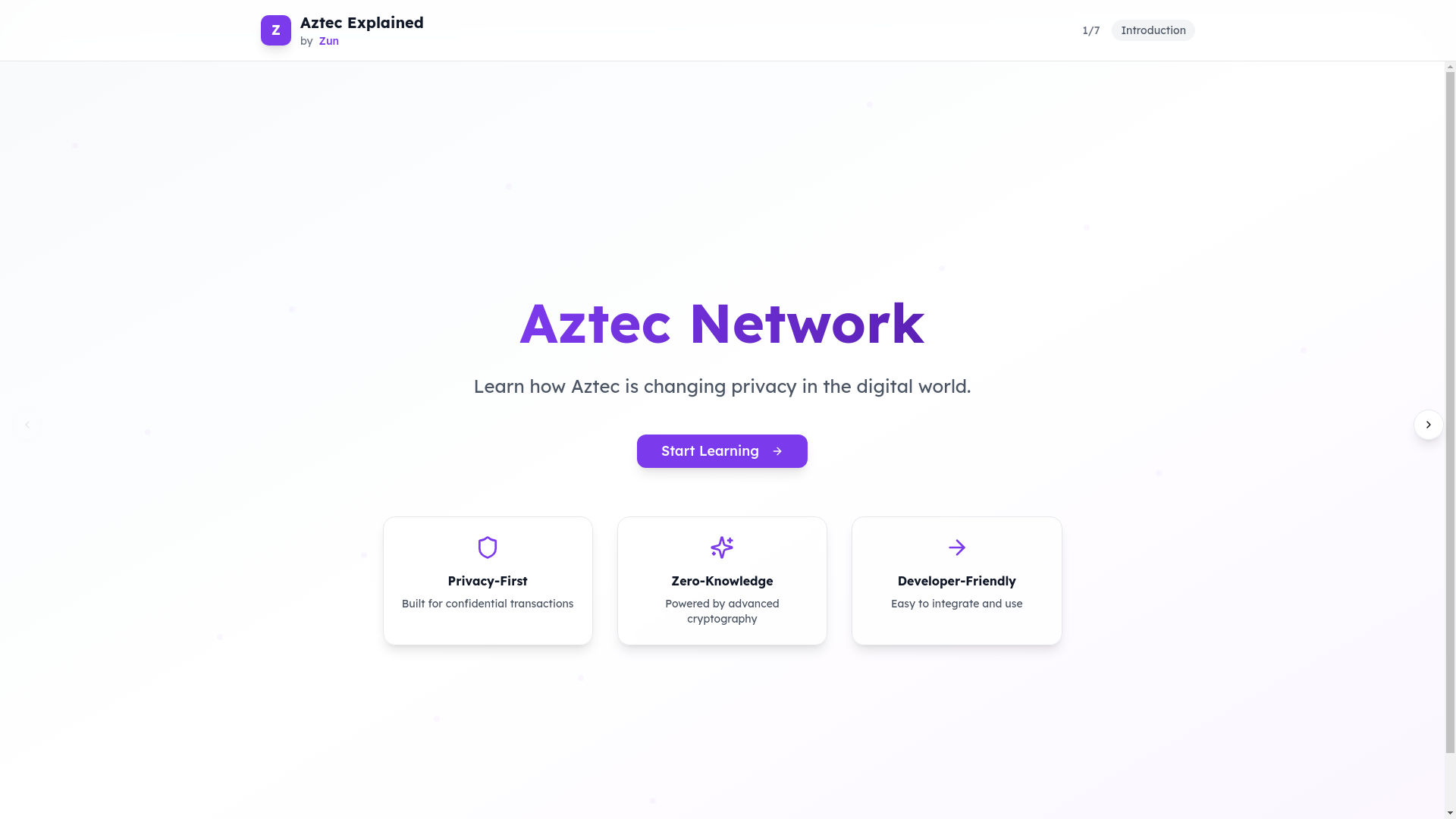 website screenshot of https://gaztec.xyz/
