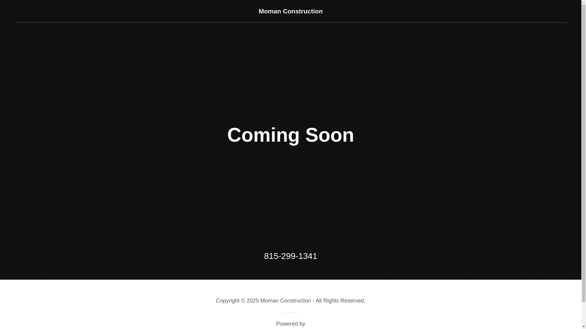 website screenshot of https://momanconstruction.net/