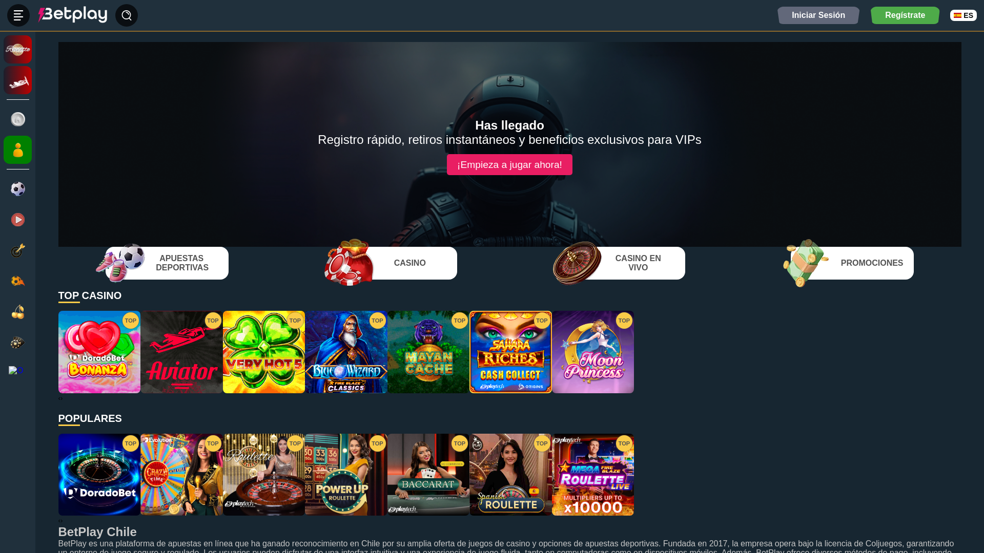 website screenshot of https://betplaychile888.pages.dev/