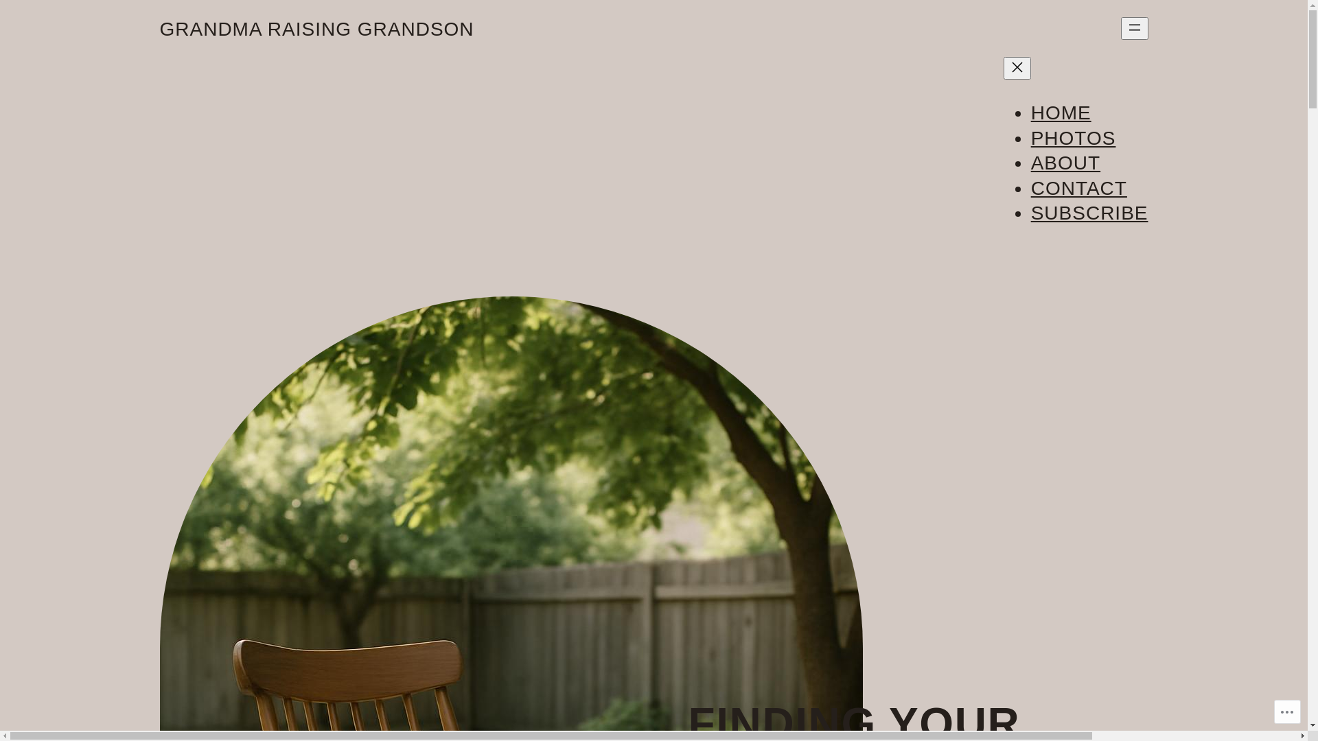 website screenshot of https://grandmaraisinggrandson.blog/