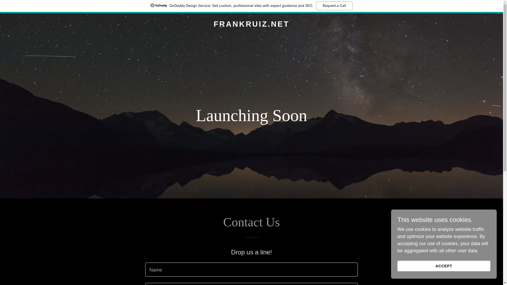website screenshot of https://frankruiz.net/