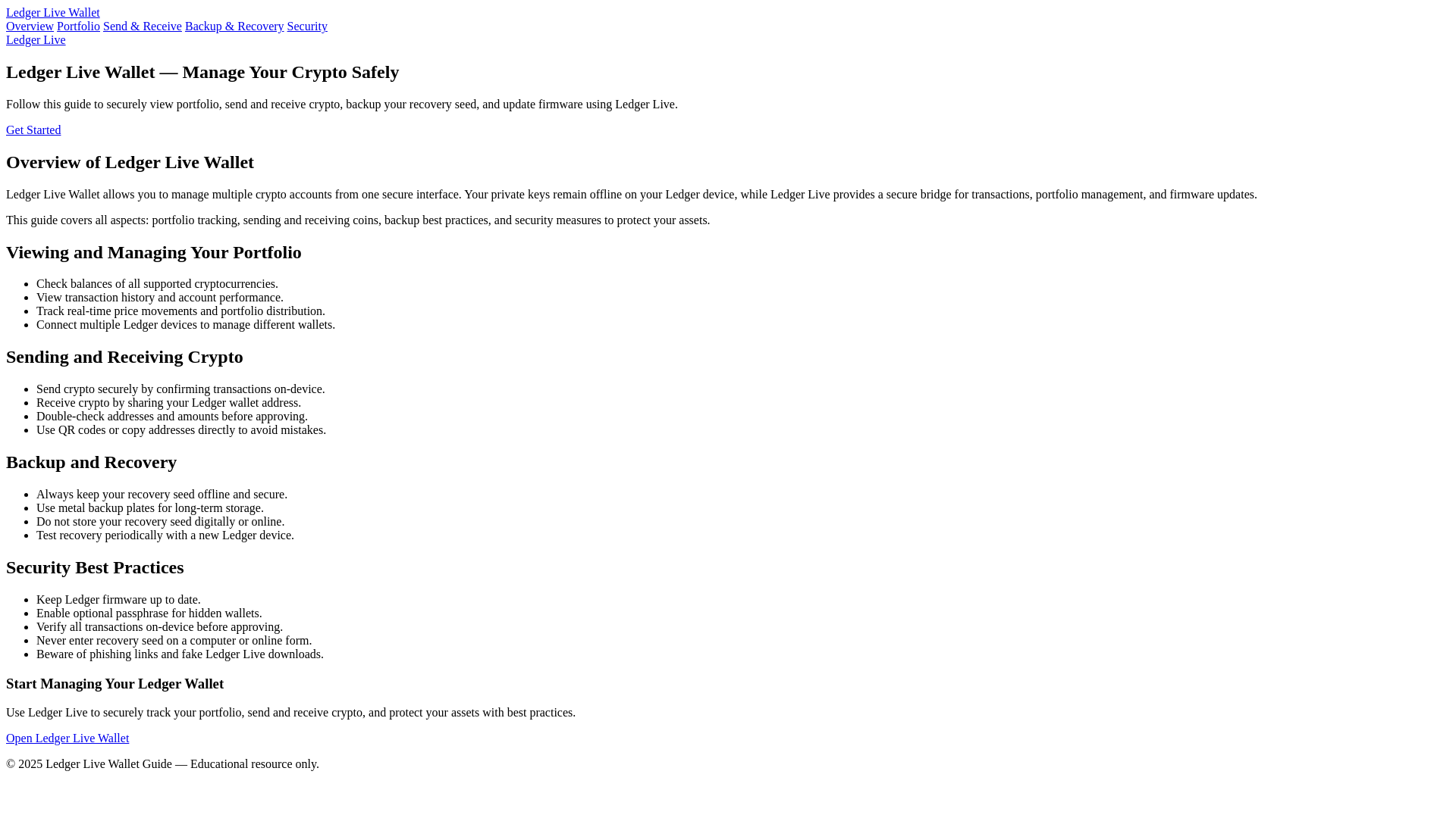 website screenshot of https://ledgerhomelive.pages.dev